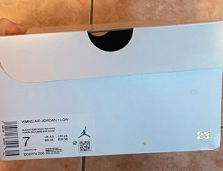 Nike Air Jordan 1 Low Scarpa Rossa e Nera