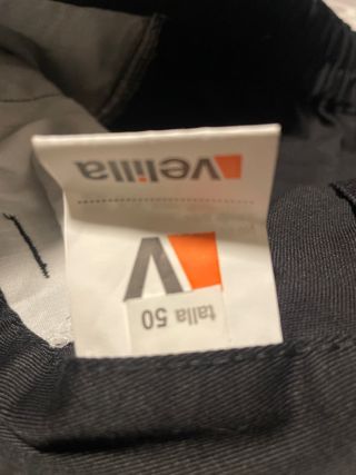 Pantalón Velilla Talla 50 Negro Cargo