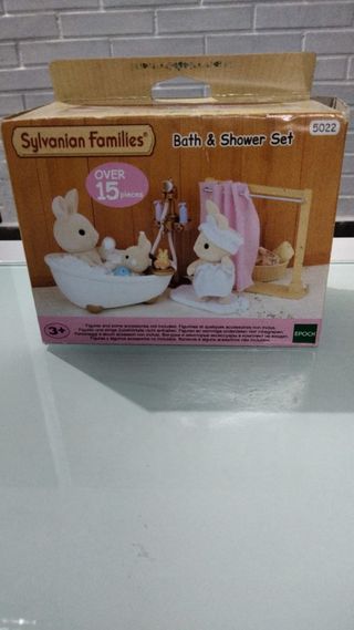 Sylvanian Families Baño y Ducha Set 5022