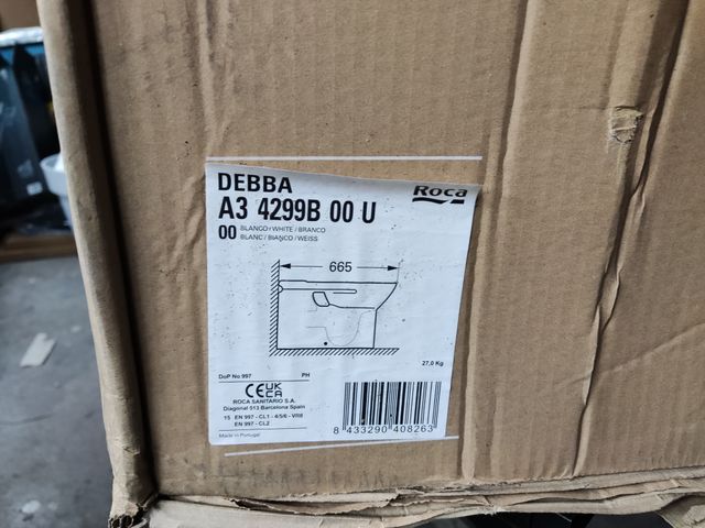 Roca Debba Taza con salida dual para inodoro, wc