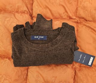 Maglioncino Blue Star marrone tg M