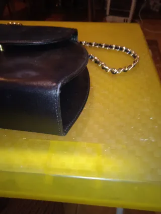 Bolso de hombro Loewe piel negra