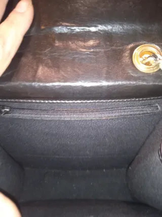 Bolso de hombro Loewe piel negra