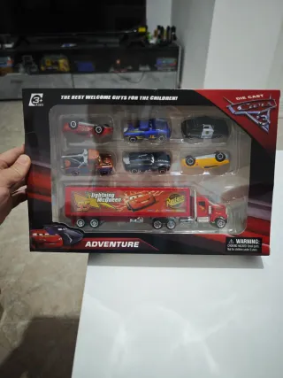 Set Camión Cars + 6 Coches