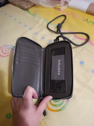 Bolso cartera con estampado de ciudad