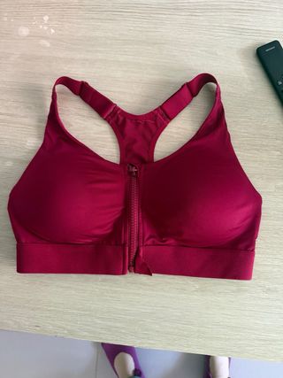 Sujetador deportivo granate Talla M