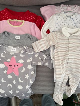 Lote 7 Bodies Bebé 1-3 Meses