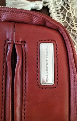 Borsa uomo Piquadro rossa