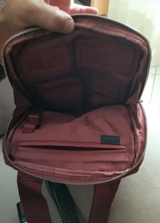 Borsa uomo Piquadro rossa