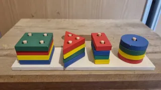 Juguete de madera encajables para bebé