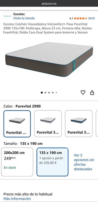 Colchón Viscolástico