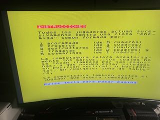 Ataque a la Flota - ZX Spectrum 48K