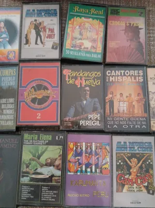 Lote Cintas Cassette Variadas Flamenco Rumba