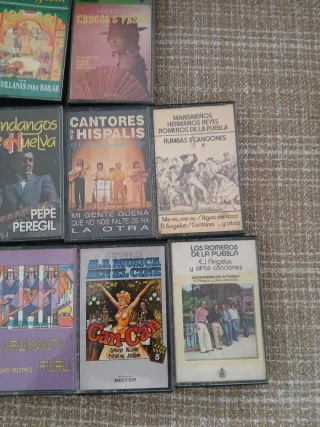 Lote Cintas Cassette Variadas Flamenco Rumba