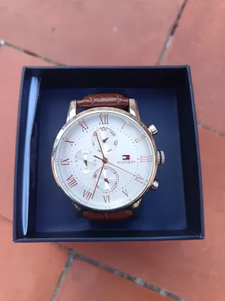 Reloj Tommy Hilfiger 1791400 Marrón/Plata