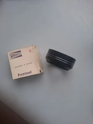 Voigtländer Dynaron 100 mm. + parasol especifico