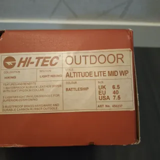 Botas trekking número 40