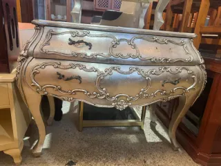 Cómoda Vintage Barroca Oro y Plata