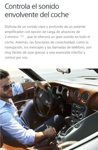 Radio Coche Sony DSX-GS80 Bluetooth.