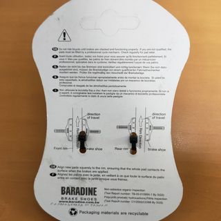 Pastillas de Freno para bicicleta carretera 473CL