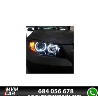 Faros Angel eyes para BMW E90 look Xenon