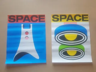 Stampe Space Age Set 2 Pezzi