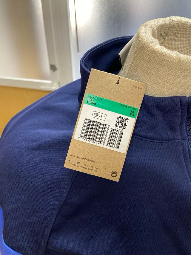 Conjunto deportivo Nike azul