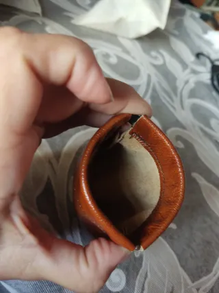 Monedero chico caballero piel marrón