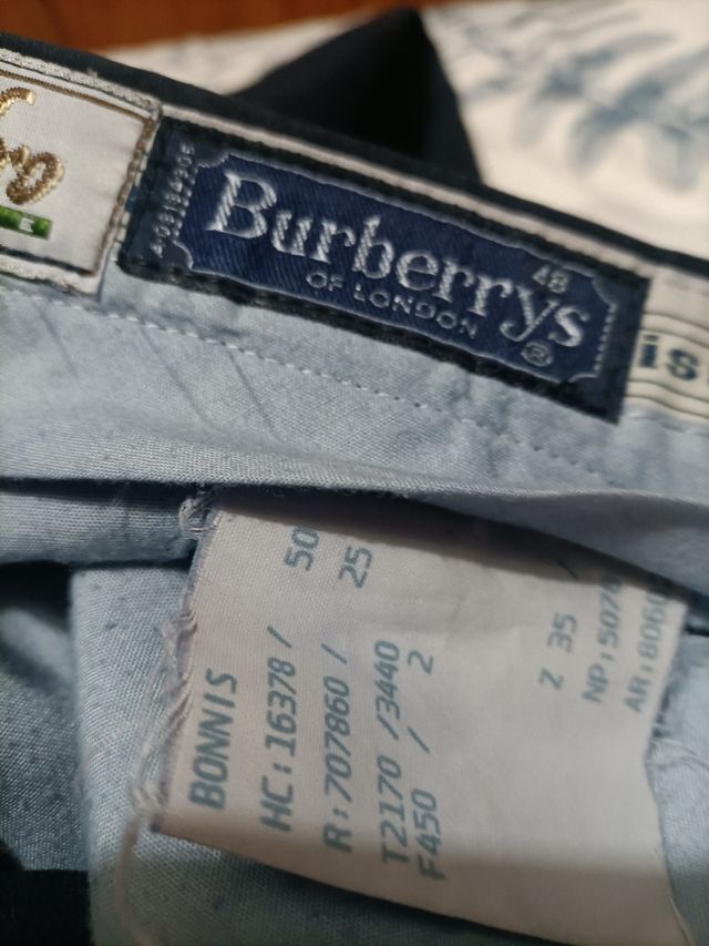 Pantalones Burberry Hombre Talla L