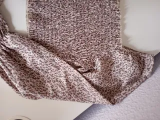 Blusa floral manga larga