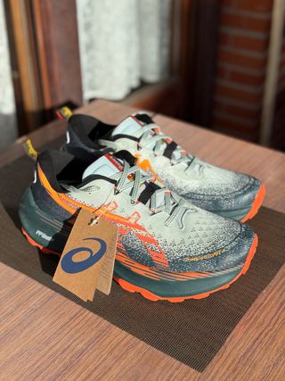 Zapatillas Asics Trabuco Max 4 Verde Naranja