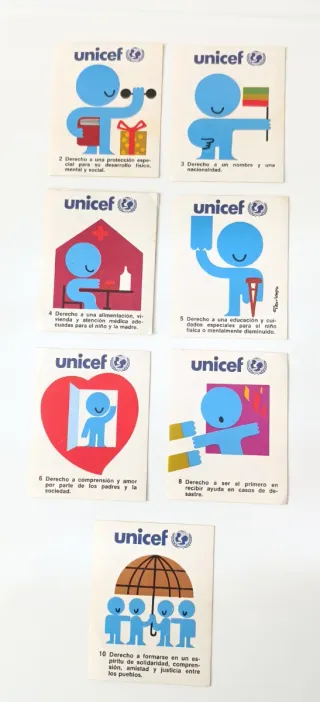 Pegatinas UNICEF Derechos del Niño