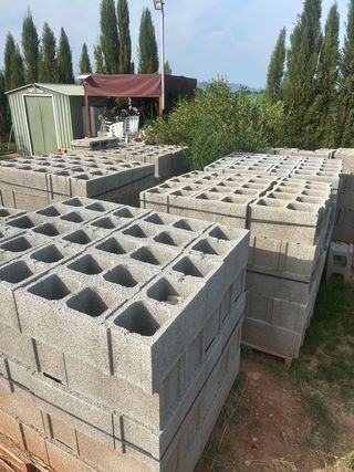 Bloques de hormigón 20x40