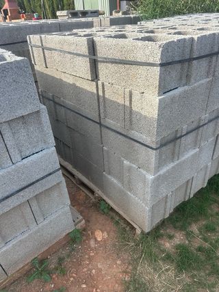 Bloques de hormigón 20x40