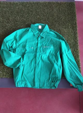 Chaqueta de trabajo verde talla 56