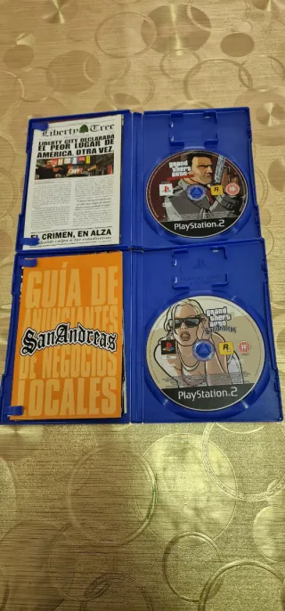 PS2 Grand Theft Auto Liberty City & San Andreas
