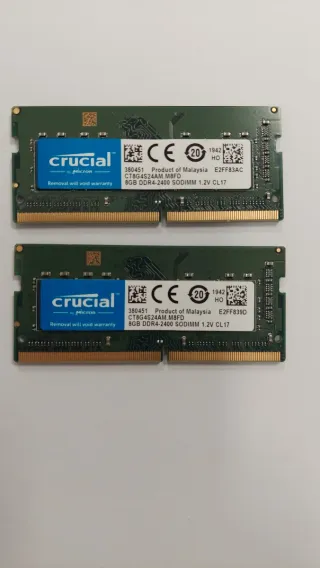 SSD Kingston A2000 500GB + 16GB RAM Crucial