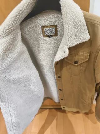 Chaqueta Billabong Beige Borrego Talla M