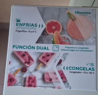 Congelador horizontal blanco Hisense