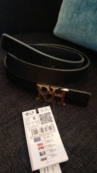 Cinto preto Pele Genuína | Pedro del Hierro | S