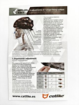 Almohadillas protector para casco Catlike 4 y 6mm