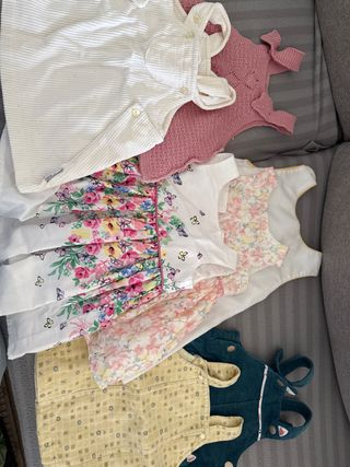 Lote vestidos bebé menina 0-3 meses