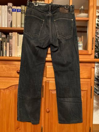 Vaqueros Massimo Dutti Azul Oscuro Talla 44