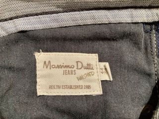 Vaqueros Massimo Dutti Azul Oscuro Talla 44
