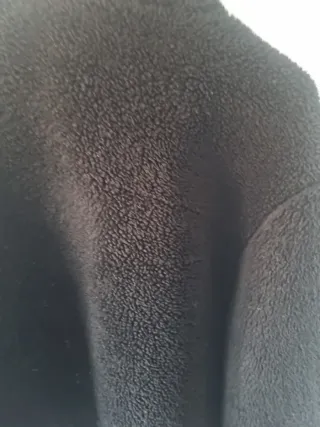 Cazadora pelo Bershka negra