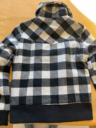 Chaqueta O'Neill cuadros blanco y negro