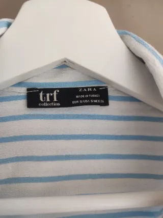 Camisa larga a rayas