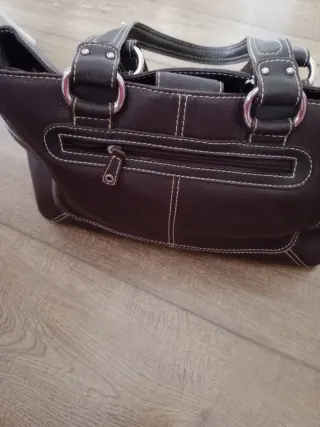 Bolso de piel Sophia Costanzo marrón