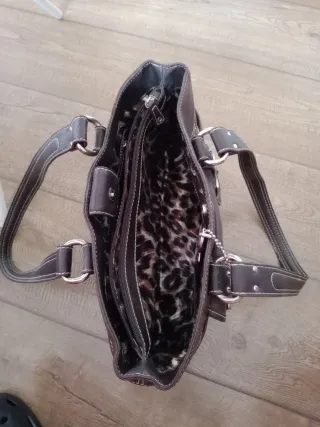 Bolso de piel Sophia Costanzo marrón