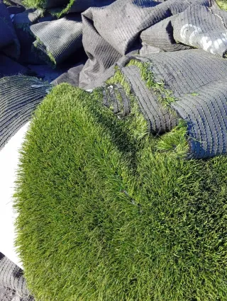 Césped artificial reciclado